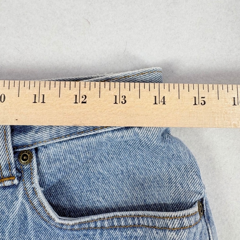 Vintage 90 Mom Jeans Arizona Womens 28x31 Light Blue Western Rodeo Straight‎ - Picture 8 of 11